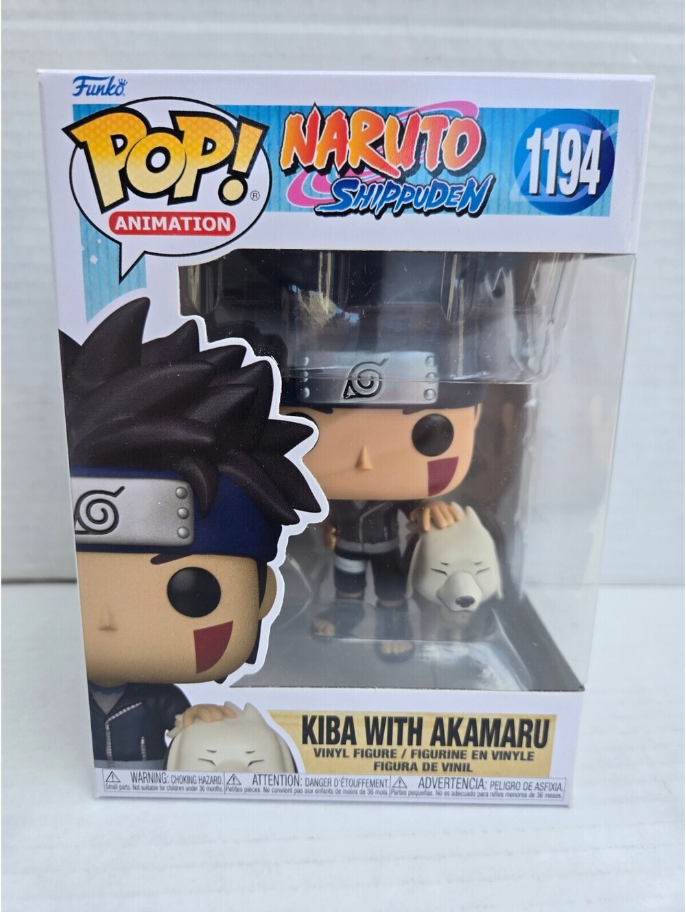 Funko Pop! Naruto Shippuden #1194 Kiba with Akamaru Collectible Figure